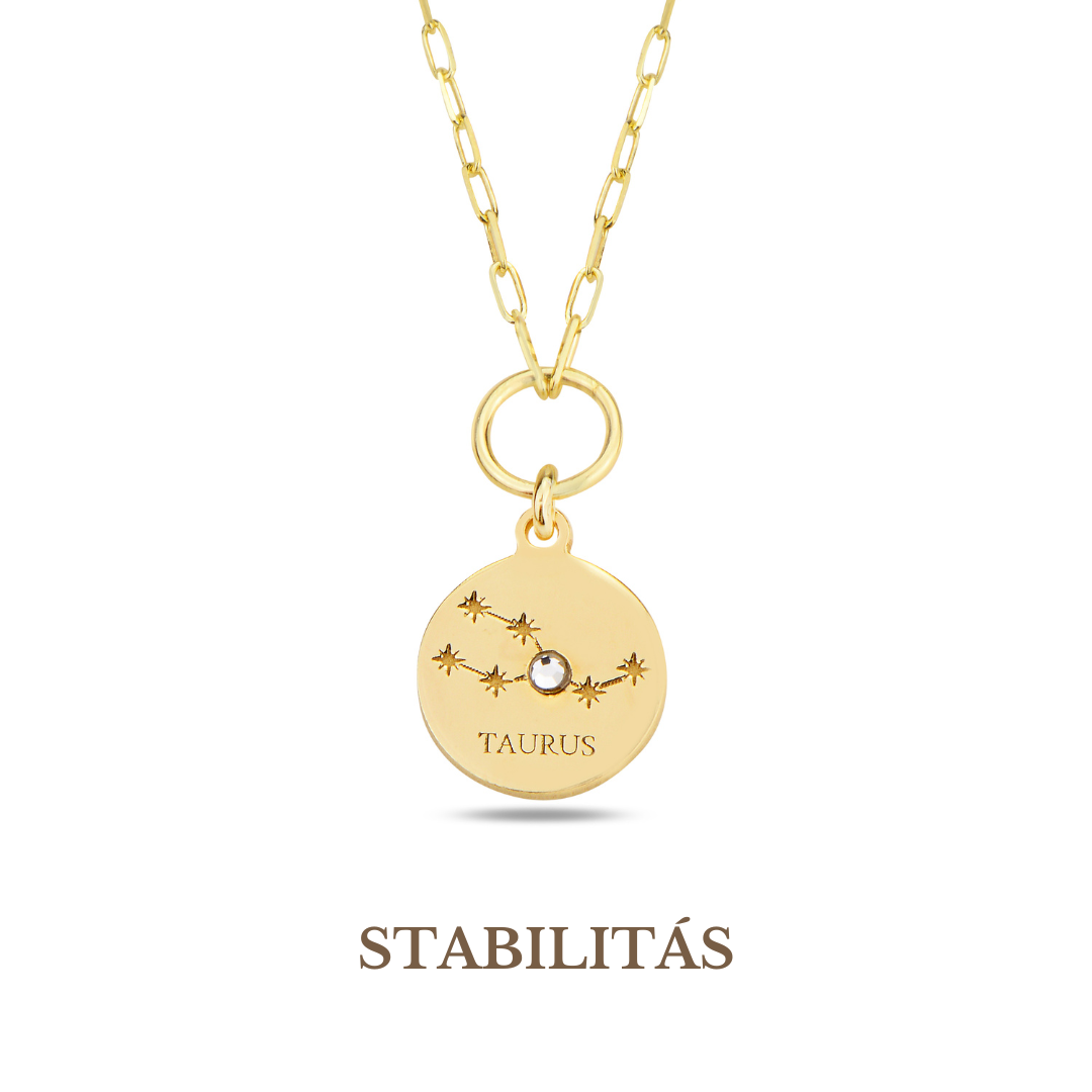 Taurus Zodiac Star Sign Necklace