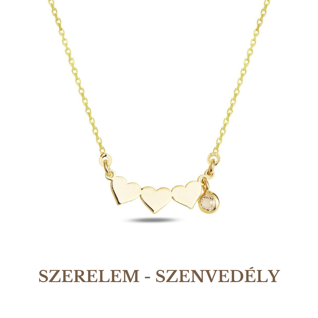 Szív Szimbólum, Swarovski Kristály Nyaklánc