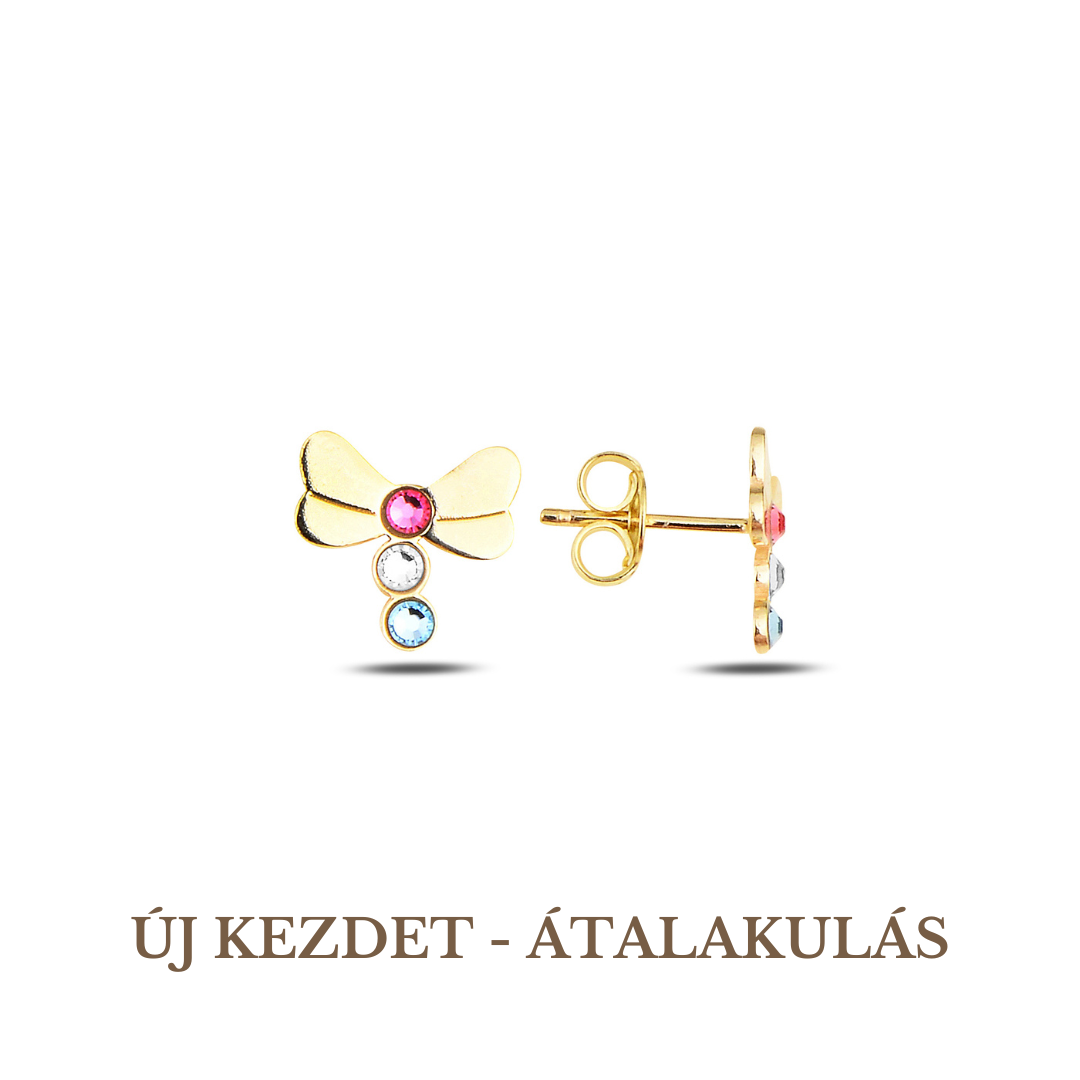 Dragonfly Symbol Earrings