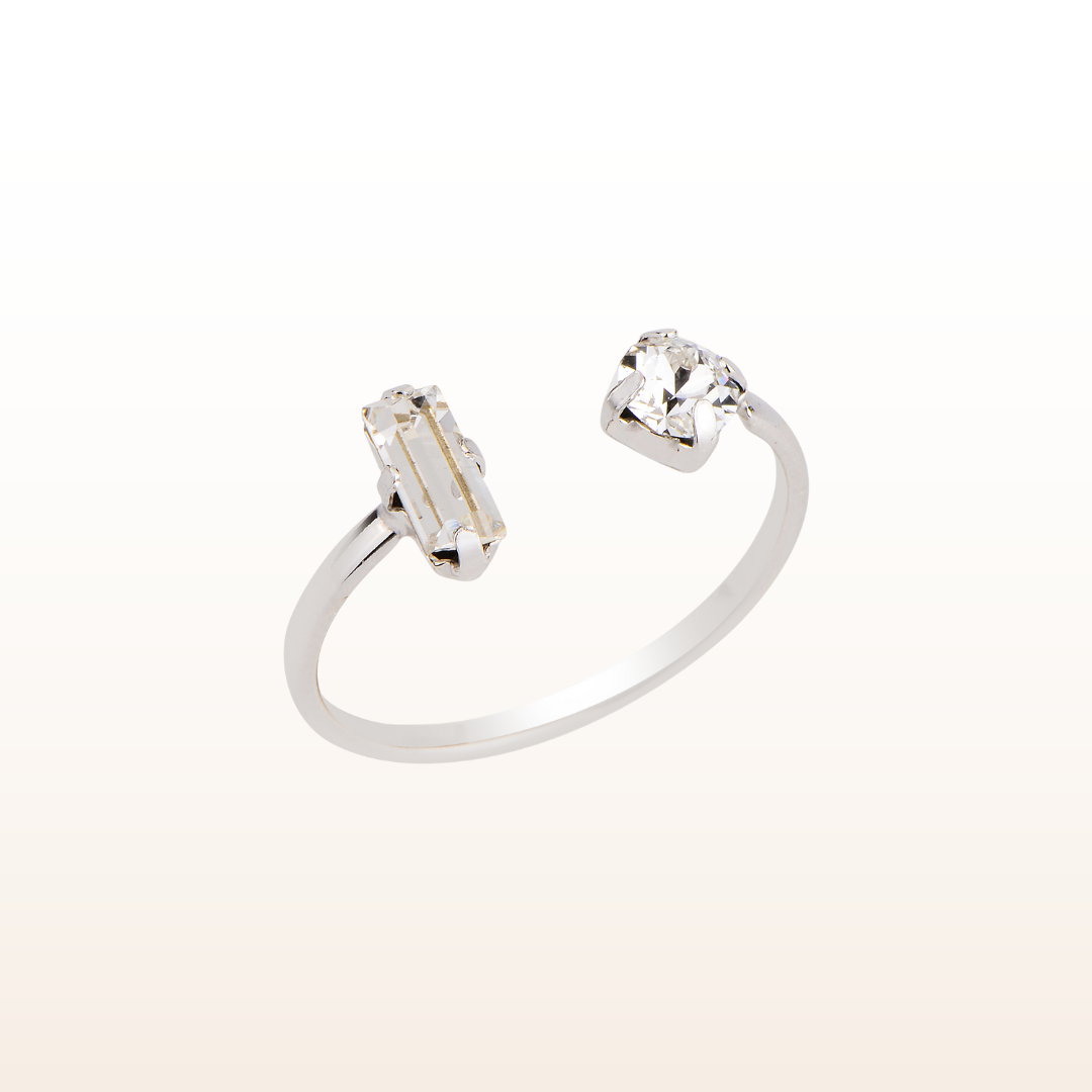 Double the Brilliance Ring with Swarovski Crystal