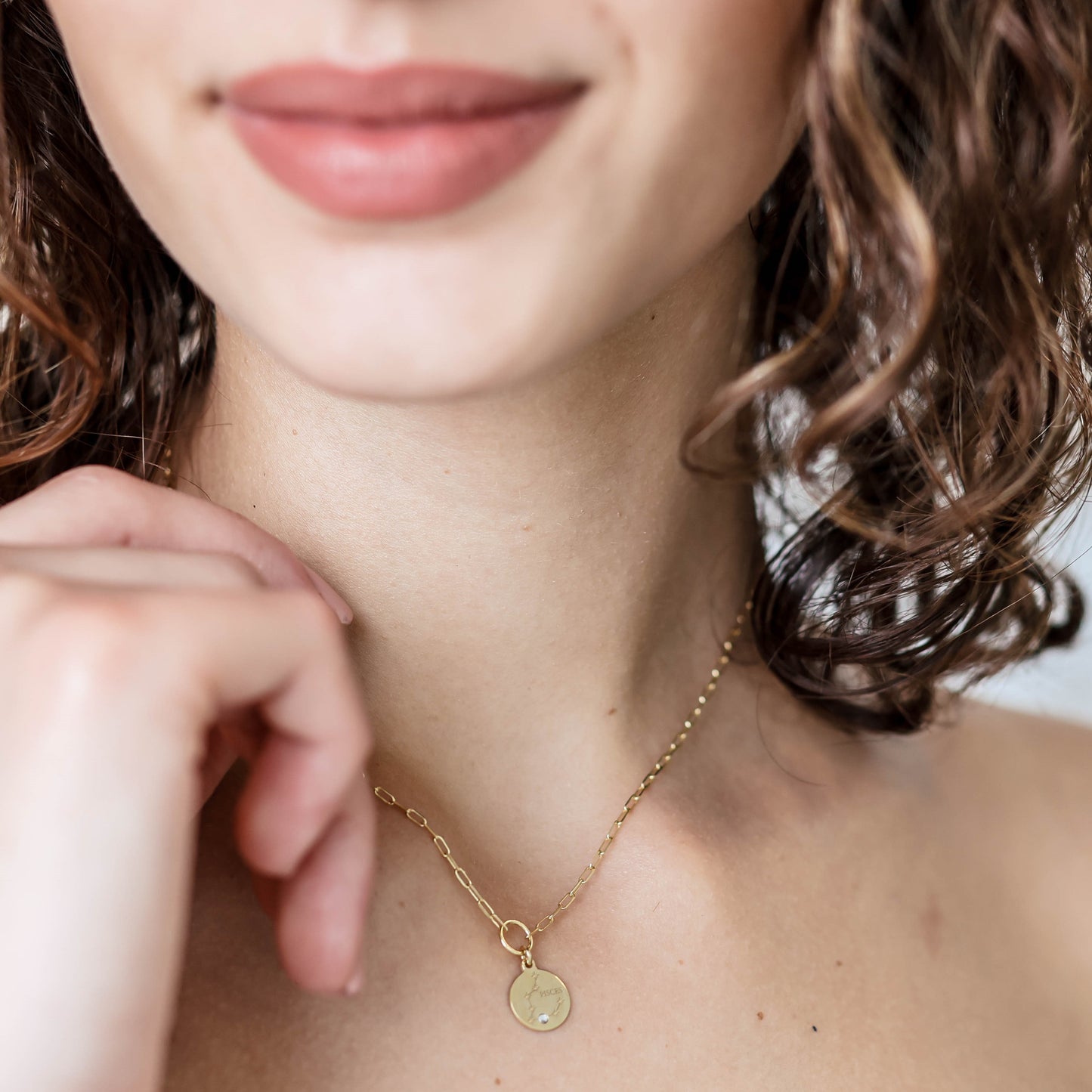 Pisces Zodiac Star Sign Necklace