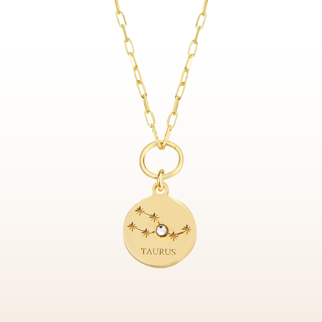 Taurus star sign necklace clearance