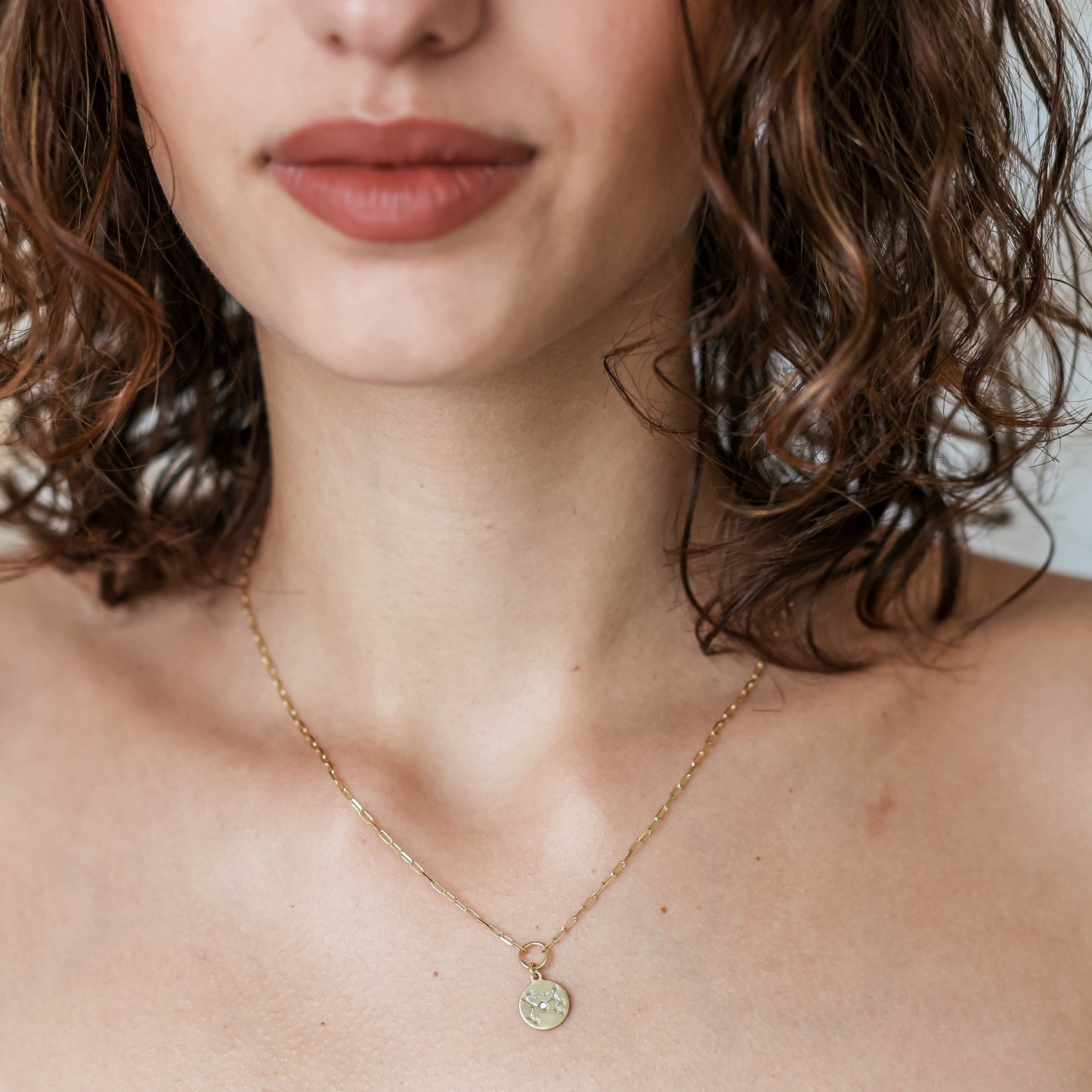 Sagittarius Zodiac Star Sign Necklace