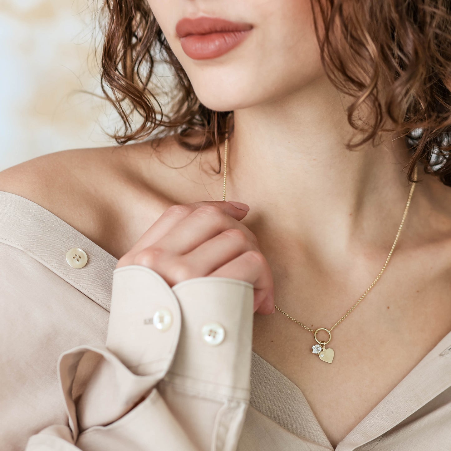 Szív Szimbólum, Swarovski Kristály Nyaklánc
