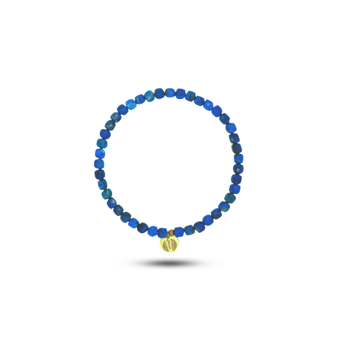 Lapis Lazuli Szeptember Születéskő Karkötő