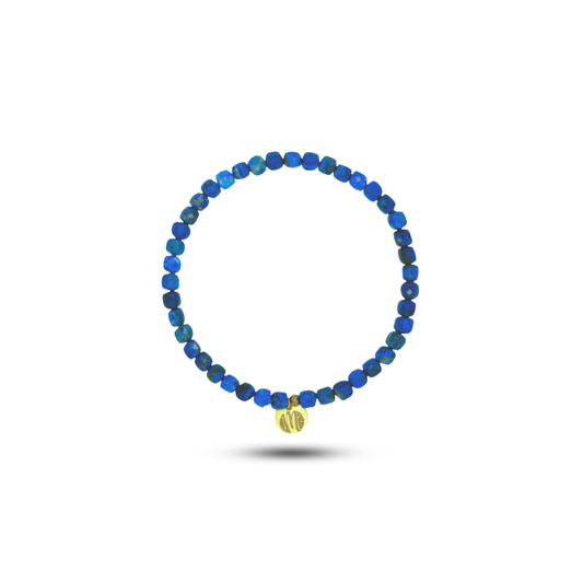Lapis Lazuli Szeptember Születéskő Karkötő
