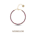 Garnet January Birthstone Bracelet