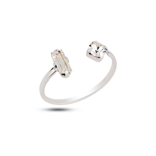 Swarovski Kristály Gyűrű Ezüst