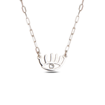 Evil Eye Szimbólum Nyaklánc Ezüst
