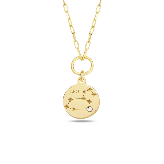 Leo Zodiac Necklace - Your radiance is your superpower