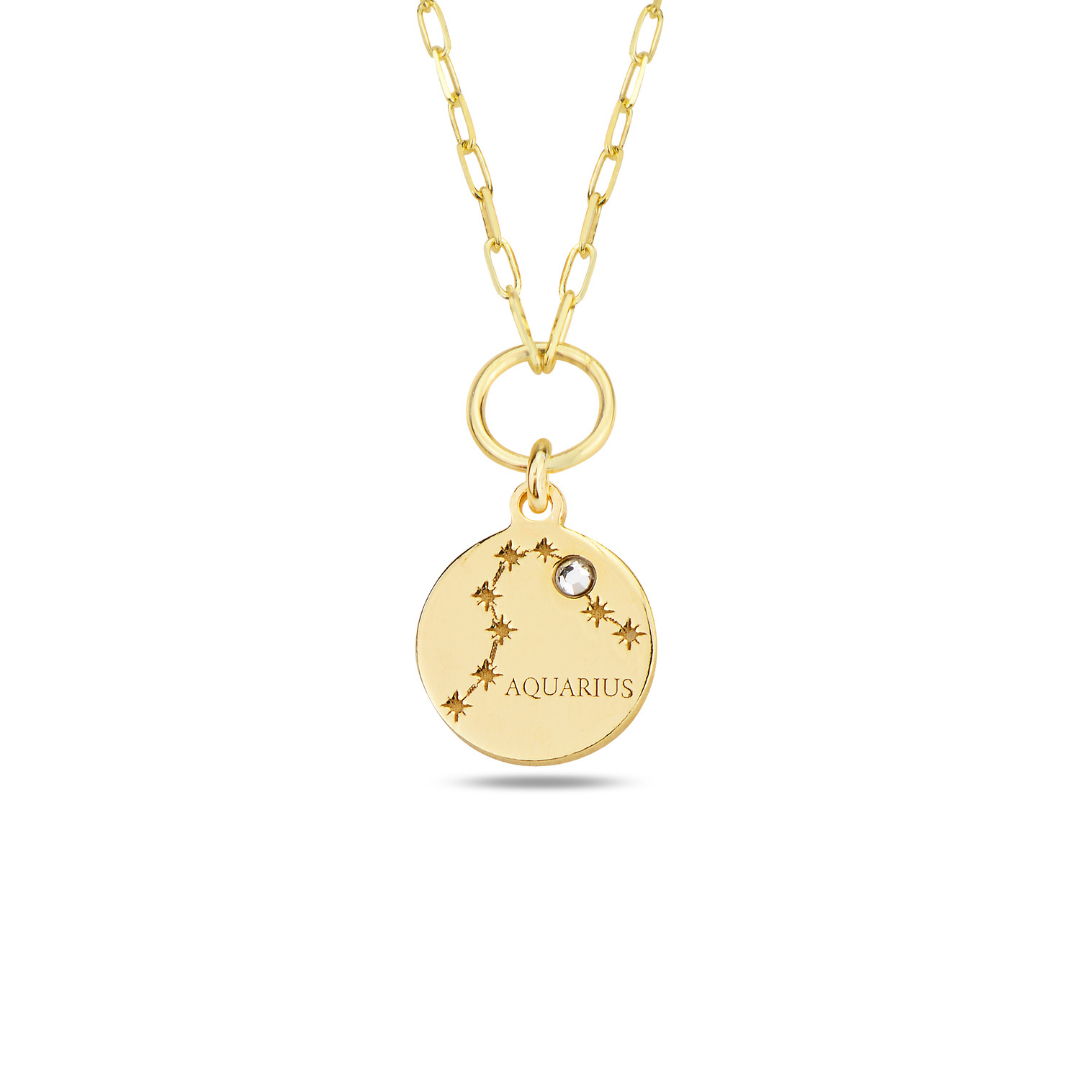 Aquarius Zodiac Necklace - Your uniqueness is your superpower