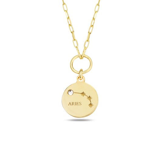 Aries Zodiac Necklace - Your courage is your superpower
