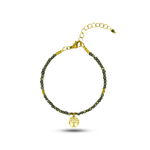Tree of Life Symbol Pyrite Bracelet