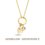 Szív Szimbólum, Swarovski Kristály Nyaklánc 