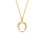 Lucky Horseshoe Symbol Necklace