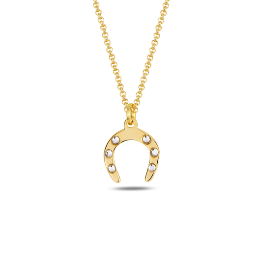 Lucky Horseshoe Symbol Necklace