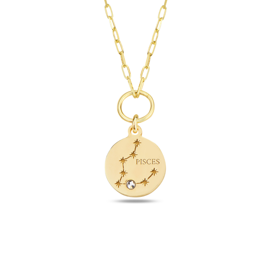 Pisces Zodiac Necklace - Your imagination is your superpower