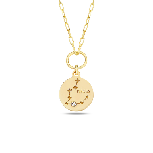 Pisces Zodiac Necklace - Your imagination is your superpower