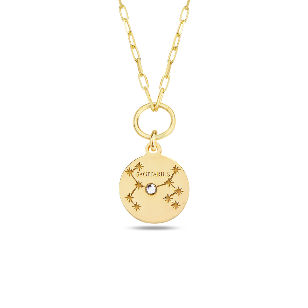 Sagittarius Zodiac Necklace - Your love of freedom is your superpower