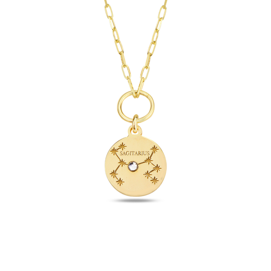 Sagittarius Zodiac Necklace - Your love of freedom is your superpower