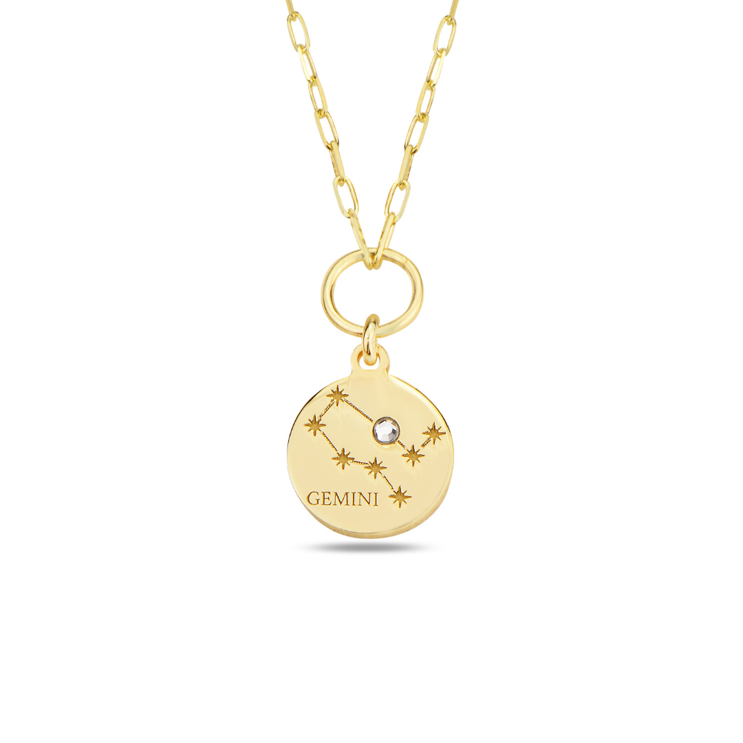 Gemini Zodiac Necklace - Your curiosity is your superpower