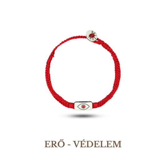 Evil Eye Szimbólum Vörös Fonal Karkötő