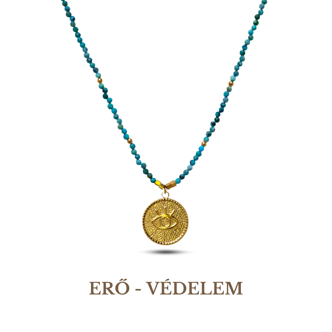 Evil Eye Symbol, Turquoise Necklace