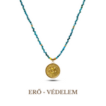 Evil Eye Symbol, Turquoise Necklace