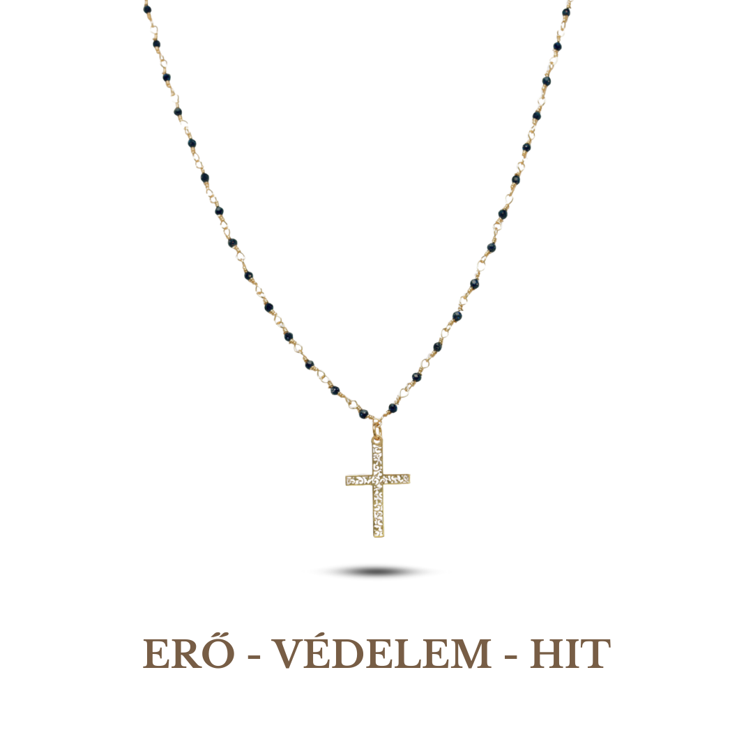 Cross Symbol, Cairo Night Necklace