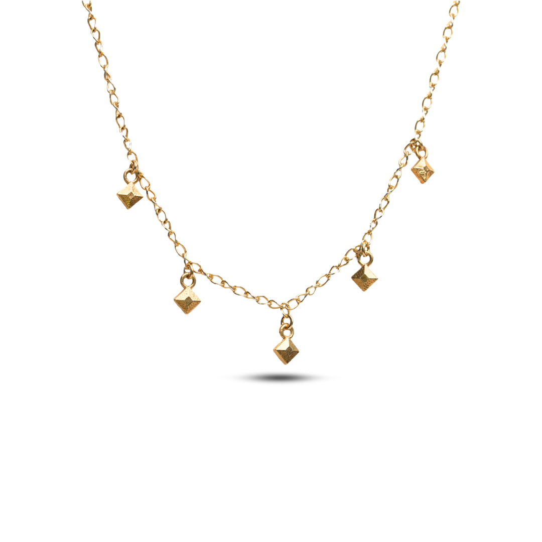 Rhombus Symbol, Charm Choker Necklace