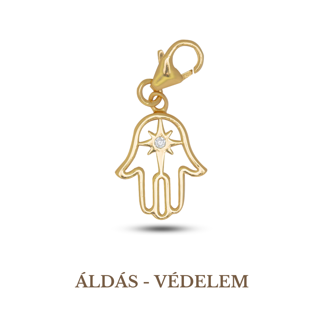 Hamsa Szimbólum Charm