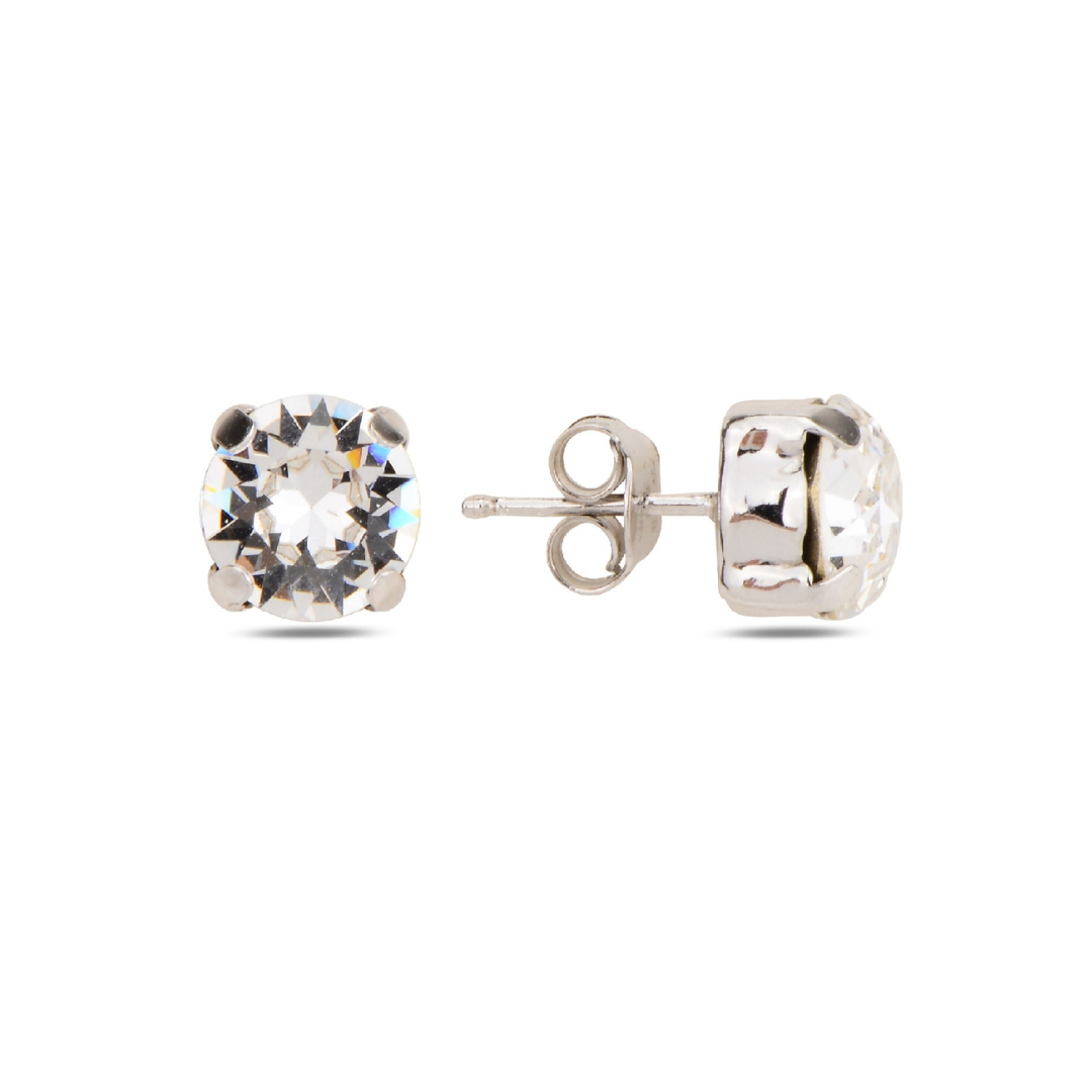 Swarovski Kristály Fülbevaló Ezüst