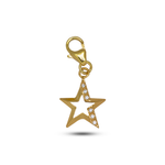 Csillag Szimbólum Charm