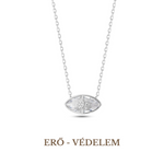 Evil Eye symbol 925 silver woman necklace