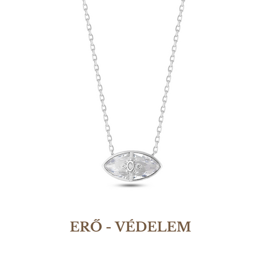 Evil Eye symbol 925 silver woman necklace