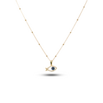 Evil Eye, fish, symbol, protection, 925 sterling silver, gold-plated
