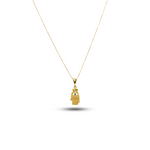 Evil Eye, Hamsa, protection, symbol, pendant, 925 sterling silver, gold-plated