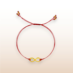 Infinity red string, spiritual, jewelry, Mystique Karma