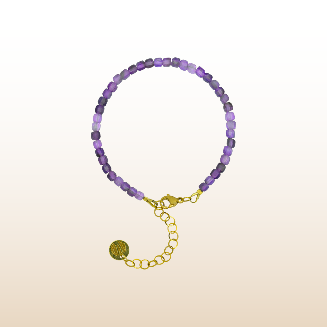 Balance and Harmony 🪬 Amethyst February Birthstone Bracelet