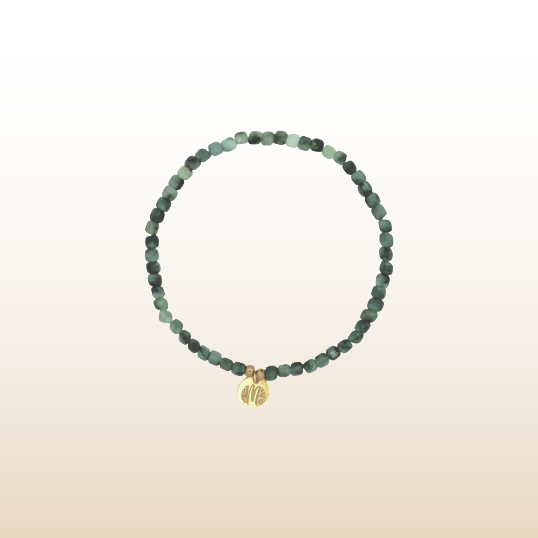 Luck and Success 🪬 Emerald May Birthstone Bracelet