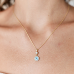 necklace, evil eye, protection, 925 silver