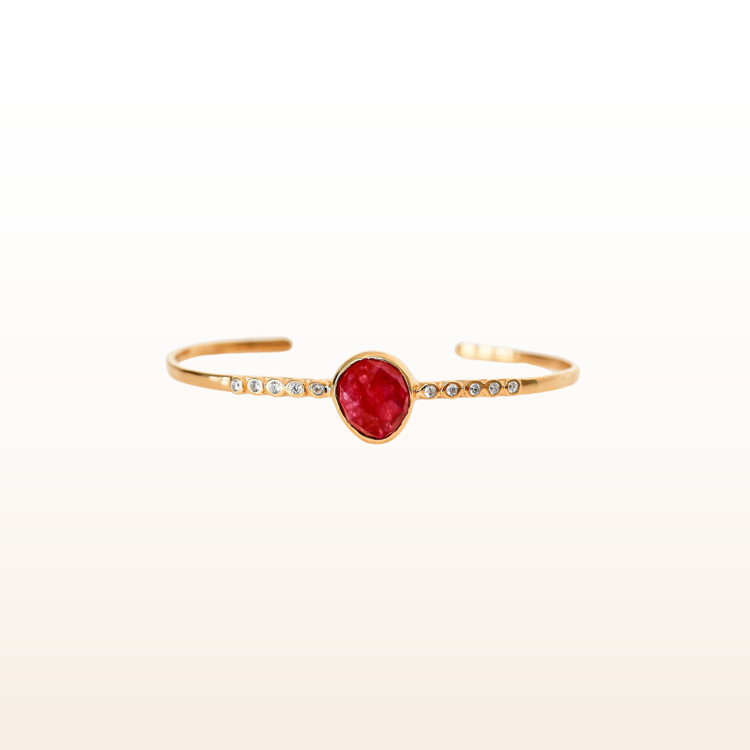 Infinite Power 🪬 Ruby Bangle