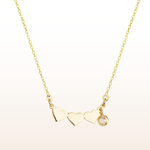 Heartfelt Brilliance 🪬 Heart Swarovski Crystal Gold-Plated Necklace