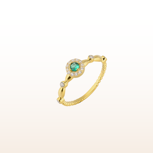 new beginning, balance and harmony, ring, green, flower